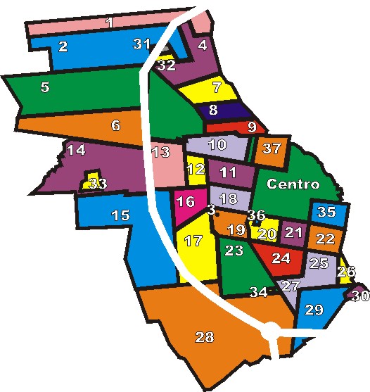 BARRIOS DE LA CIUDAD DE ROSARIO